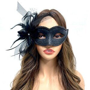 Women Costume Venetian mask Feather Masquerade Party Masks